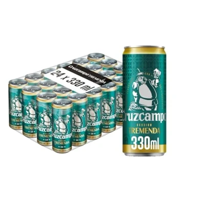 Imagen de Cruzcampo Tremenda Cerveza, Pack Lata, 24 x 33 cl
