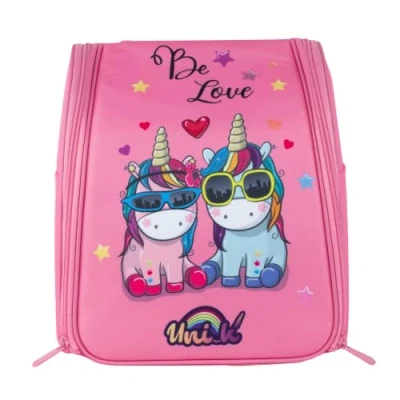 Imagen de Konix Unik Mochila protectora y de transporte para consola, accesorios juegos Nintendo Switch, motivo Be Love unicornios