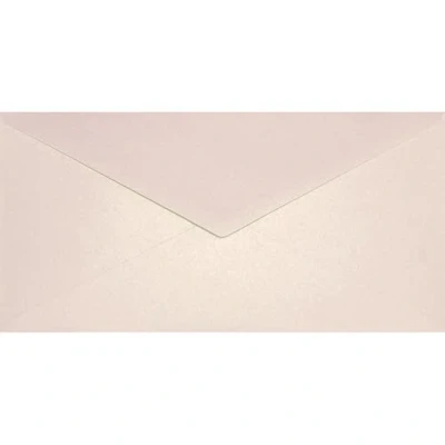 Imagen de Netuno 25 sobres largos nacarados rosas oro DIN DL 110x220mm 120g Aster Metallic Candy Pink Gold solapa engomada puntiaguda sin ventana metalizados americanos para invitaciones tarjetas boda folleto