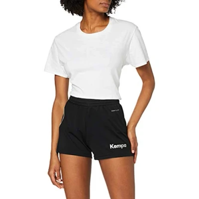 Imagen de Kempa Curve Short de Juego, Mujer, Negro/Blanco, XXL