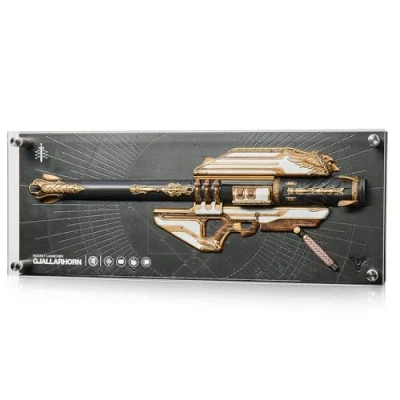 Imagen de Numskull Gjallarhorn Figura de Arma exótica 45 x 18 cm, edición Limitada, réplica Coleccionable, Color, Large (Rubber Road Ltd 5056280457077)