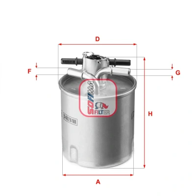 Imagen de Filtro de combustible SOFIMA S4026NR