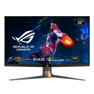 Imagen de ASUS Monitor ROG Swift PG32UQXR 4K 32&quot; (160Hz, tecnología Fast IPS, DisplayHDR 1000, 96% cobertura de color DCI P3, mini LED, Quantum Dot, FreeSync Premium Pro, HDMI 2.1, DP 2.1)