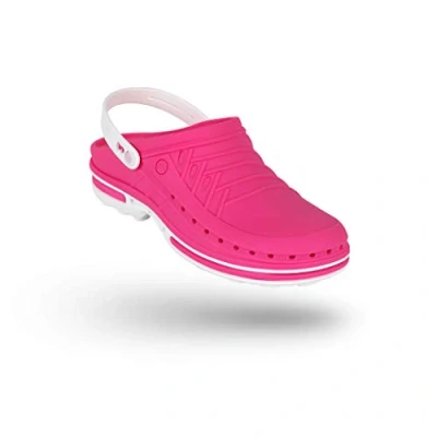 Imagen de WOCK Clog con Tira y Plantilla Steri Tech, Zueco Sanitario de Trabajo Mujer e Hombre Esterilizable, Antiestático, Transpirable Antideslizante