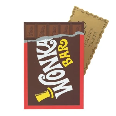 Imagen de Grupo Erik Cuaderno premium Willy Wonka A5 Bloc de notas Libreta hojas blancas pequeño Licencia oficial
