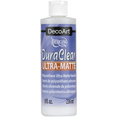 Imagen de Deco Art Americana DuraClear Ultra Mate 8 onzas, Materiales sintéticos, Multicolor, 236 ml (Paquete de 1),
