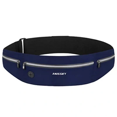 Imagen de HAISSKY Riñonera Deportiva, Running Mujer Hombre Impermeable Cremallera Cinturón de Correr Bolso para 6,7 Pulgadas móvil iPhone 15 Pro Max 14 13 12, Samsung, Xiaomi, Huawei etc