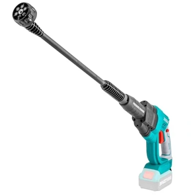 Imagen de TOTAL Pistola Hidrolimpiadora a Batería P20S de 20 V Limpieza Presión con Agua Sistema Seguridad Parada Automático Incluye 6 Accesorios Multicolor