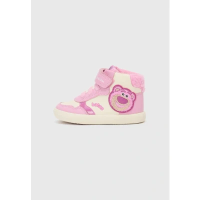 Imagen de Geox Gisli Zapatillas altas para niños, Talla: 24, Pink/off white Zapatos