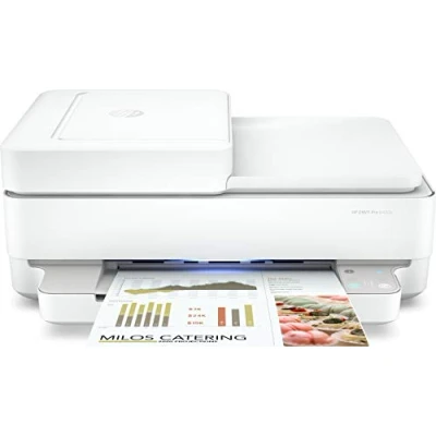 Imagen de Impresora multifunción HP Envy 6430e, WiFi, USB, Impresión doble cara automática, Instant Ink, HP+, Blanco