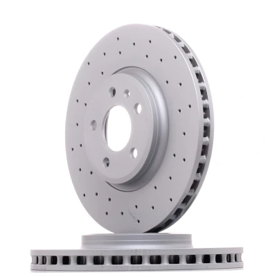 Imagen de ZIMMERMANN SPORT COAT Z 100.3331.52 Disco de freno 320 30 6/5 5 112 ventilación interna, perforado revestido altamente carbonizado