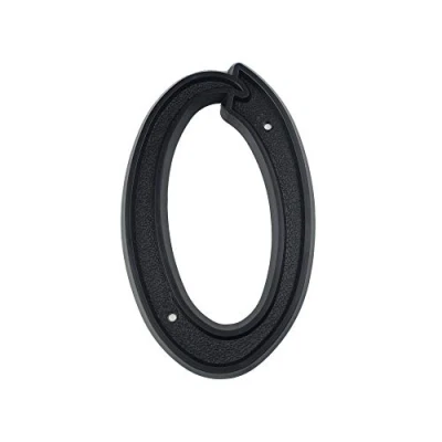 Imagen de HASWARE Número de casa 5.5 pulgadas (139mm) Números puerta modernos dirección calle, Plástico ABS negro (0)