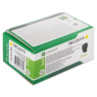 Imagen de Tóner Amarillo Extra Alto Rendimiento Lexmark 78c2xye (5000 Pag) / Corporativo