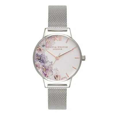 Imagen de Olivia Burton Reloj Analógico de Cuarzo para mujer con Correa en Acero Inoxidable OB16PP37