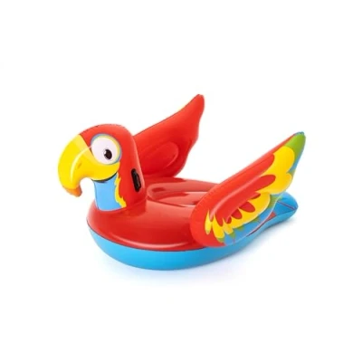 Imagen de BESTWAY 41127 Loro Hinchable 207x150 cm Multicolor para 1 Persona con Asiento, Asas Agarraderas y Válvula de Fácil Inflado Desinflado Mayores 14 Años