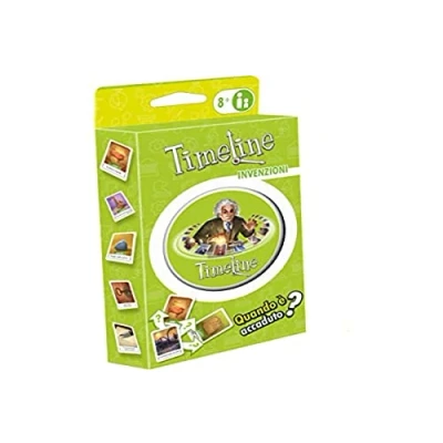 Imagen de Asmodee Timeline Invenzioni, Eco Blister, Juego de Cartas, Educativo, Formato Bolsillo, edición en Italiano, 8303