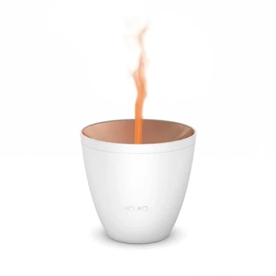 Imagen de Stadler Form difusor de aroma aceite esencial Zoe con efecto llama único, para aromaterapia relajante, blanco