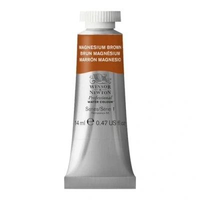 Imagen de Winsor &amp; Newton Acuarela Profesional Pintura de Acuarela, Alta Luminosidad, Resistente a la Luz, Calidad Archivo, Tubo 14 ML, Color Marron Magnesio