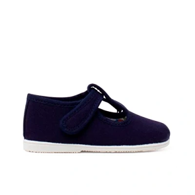 Imagen de Pisamonas Pepitos Bailarinas con hebilla para niños, Talla: 21, Azul marino Zapatos