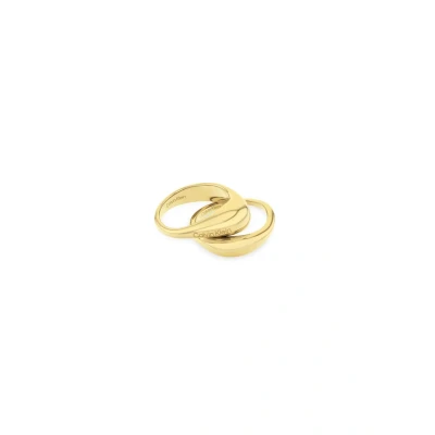 Imagen de Calvin Klein Elongated Drops Anillo goldcoloured, Mujer, Talla: 56, Gold coloured