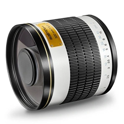Imagen de Walimex 15541 Objetivo para Nikon (Distancia Focal Fija 500mm, Apertura f/6.3) Color Negro y Blanco