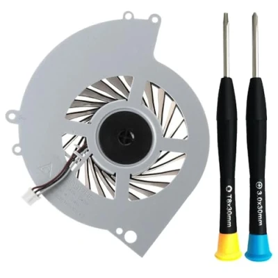 Imagen de MMOBIEL Ventilador de refrigeración interna KSB0912HE CK2MC Reemplazo para PlayStation PS4 CUH 12xx Incl. TR8 y (+) Destornilladores