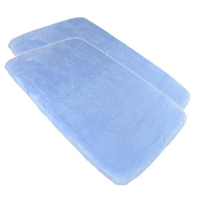 Imagen de Sabana Bajera de coralina Ajustable para Cuna 60x120 .Sabana Invierno Muy Suave (2UNIDADES Azul)