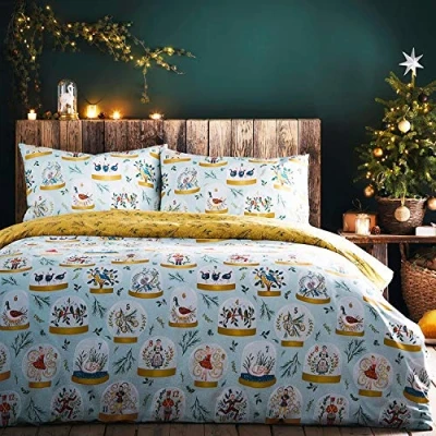 Imagen de furn. Juego de Funda nórdica 12 días Navidad, Azul, Suelto