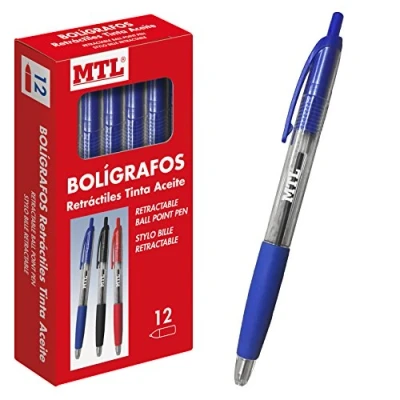 Imagen de DOHE 79590 Caja de bolígrafos retractiles, 1 mm, 12 unidades