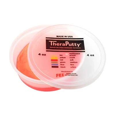 Imagen de CanDo TheraPutty Pasta modelar 113 g Roja (ligera)