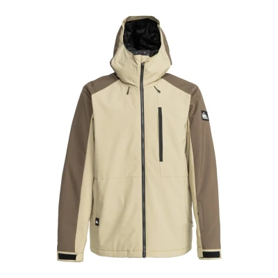 Imagen de Quiksilver Mission Block Jacket Chaqueta de esquí, Hombre, Talla: XS, Beige