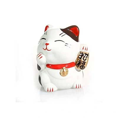 Imagen de Gato japonés portaobjetos Bonheur Maneki Neko Regalo