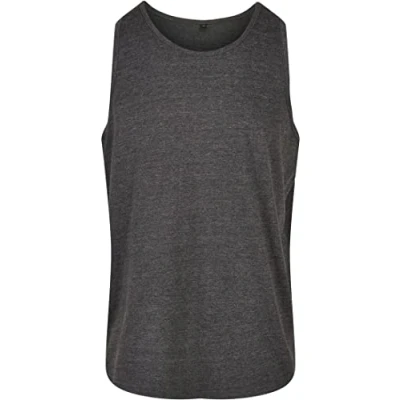 Imagen de Build Your Brand Basic Tank Camiseta, Charcoal, S para Hombre