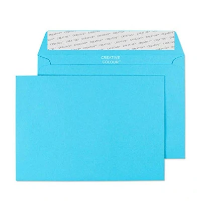 Imagen de Creative color C6 114 x 162 mm autoadhesivos y sello sobre cóctel azul (paquete de 25)