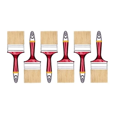 Imagen de HARDY WORKING TOOLS brochas Pintura Set de 6 Piezas, Piezas 75 mm Ancho, Madera, Cepillo Serie *33*, 6PCS, Pinceles A0200 330630