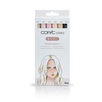 Imagen de COPIC CZ22075552 Rotuladores de punta fina (5 unidades), multicolor