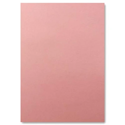 Imagen de FarbenFroh Lote de 25 hojas papel DIN A4, 240 g/m², 21 x 29,7 cm, rosa viejo (rosa), cartulina cuché, para manualidades, gruesa