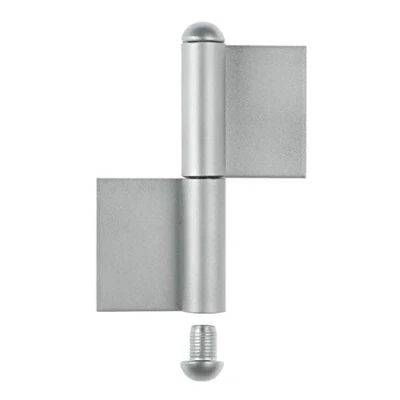 Imagen de Alberts 414443 Pernio para construcción, Tipo KO4, Acero, Altura 160 mm, Diámetro Ø14 mm