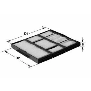 Imagen de Filtro, aire habitáculo CLEAN FILTERS NC2371