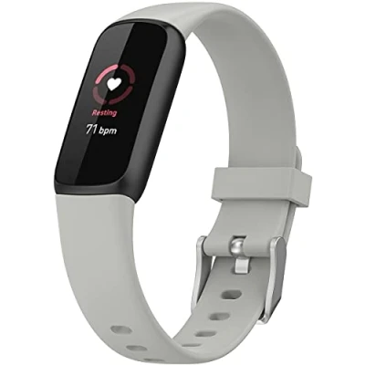 Imagen de Shieranlee Pulsera de Repuesto Compatible para Fitbit Luxe Activity Tracker Pulseras QuickFit silicona premium,talla pequeña