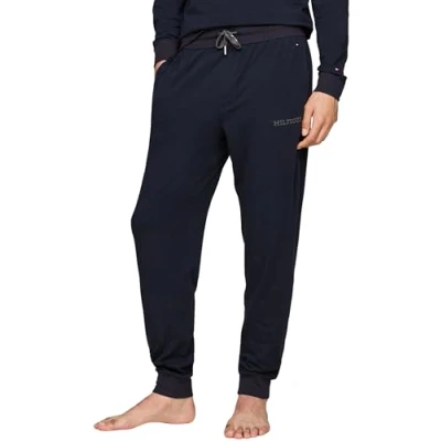 Imagen de Tommy Hilfiger Pantalón de chándal Hombre Track Pant Loungehose, Azul (Desert Sky), L