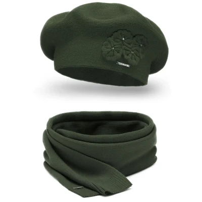 Imagen de Vivisence SET Bufanda, Mujer, Talla: One Size, Green