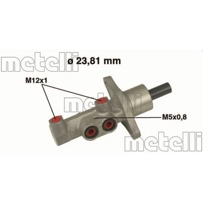 Imagen de METELLI 05 0475 Cilindro Maestro de Freno 23,81 Aluminio FORD: C Max, Focus 2, 2 Limousine, VOLVO: S40 II, V50