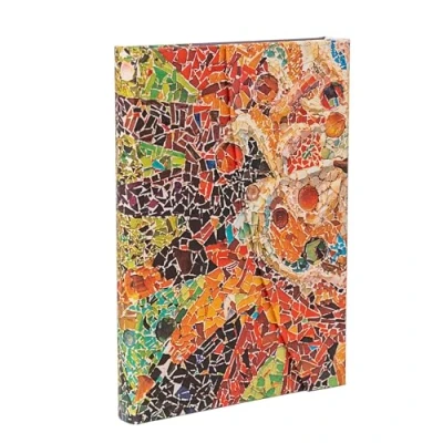 Imagen de Gaudi’s Sun (Gaudi’s Mosaics) Midi Lined Hardback Journal (Wrap Closure)