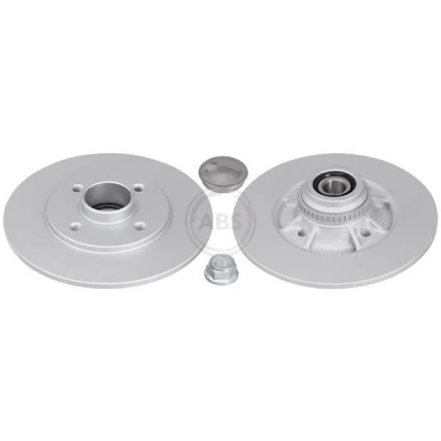 Imagen de A.B.S. 16058C Disco de freno 238 8 4 100 macizo revestido con anillo sensor ABS RENAULT: CLIO 2, 1, MEGANE 1