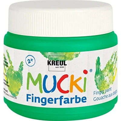 Imagen de KREUL Mucki Pinturas para dedos, color verde