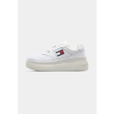 Imagen de Tommy Jeans Retro Basket Flatform Zapatillas, Mujer, Talla: 36, White Zapatos
