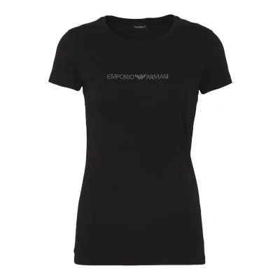 Imagen de Emporio Armani T shirt Camiseta Crew Neck Mujer, Negro(Black), S