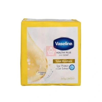 Imagen de Vaseline Healthy Plus Bar Soap Total Moisture 3 x 75 gram