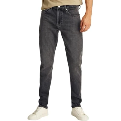 Imagen de Calvin Klein Vaqueros Hombre Slim Taper Tejido elástico, Negro (Denim Black), 30W/29L